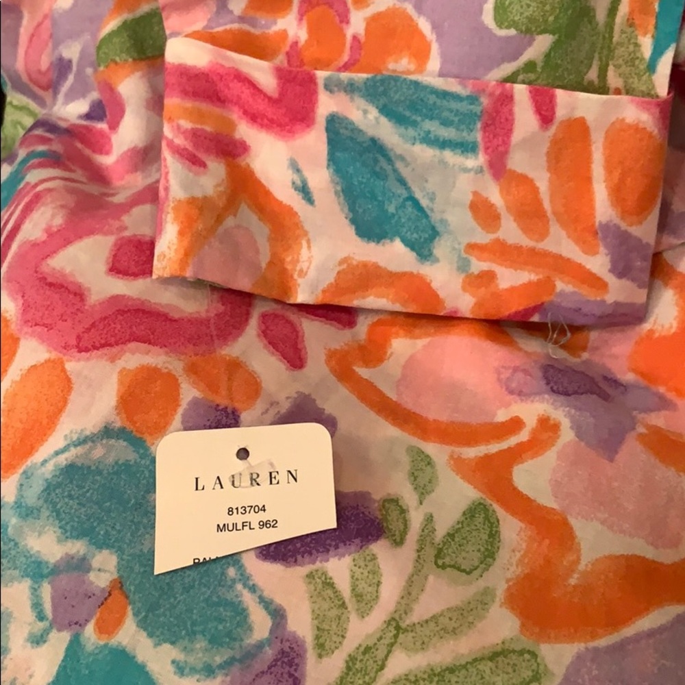 Lauren Ralph Lauren Water Colour Top Size Small - Picture 4 of 5
